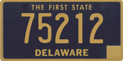 DE license plate 75212