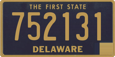 DE license plate 752131