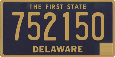 DE license plate 752150