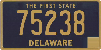 DE license plate 75238