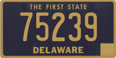 DE license plate 75239