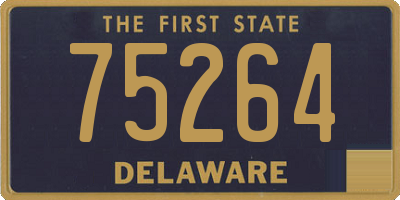 DE license plate 75264