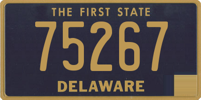 DE license plate 75267