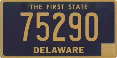 DE license plate 75290