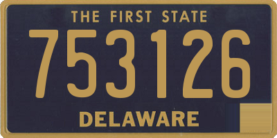 DE license plate 753126