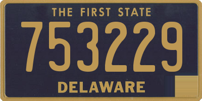 DE license plate 753229
