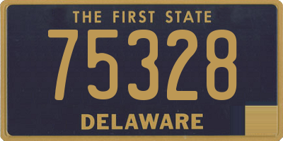 DE license plate 75328