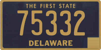 DE license plate 75332