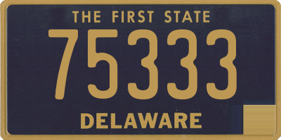 DE license plate 75333