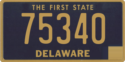 DE license plate 75340