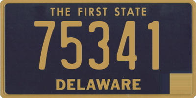 DE license plate 75341