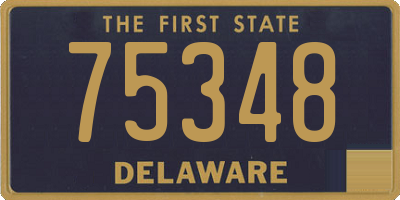 DE license plate 75348