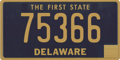 DE license plate 75366
