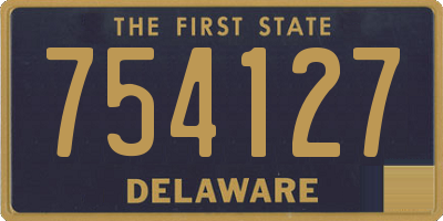 DE license plate 754127