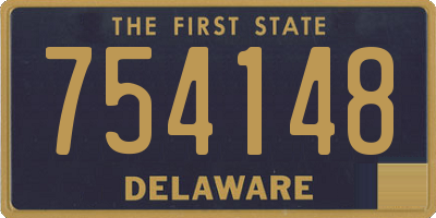 DE license plate 754148