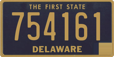 DE license plate 754161