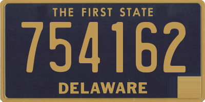 DE license plate 754162