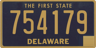 DE license plate 754179