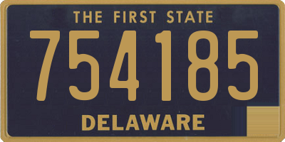 DE license plate 754185
