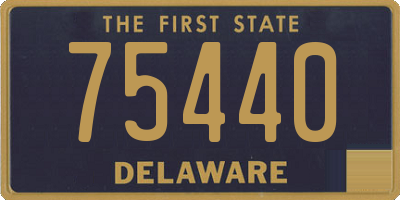 DE license plate 75440