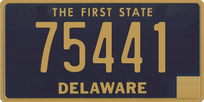 DE license plate 75441