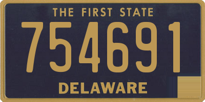DE license plate 754691