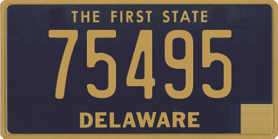 DE license plate 75495