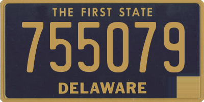 DE license plate 755079