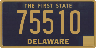 DE license plate 75510