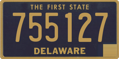 DE license plate 755127