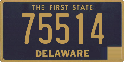 DE license plate 75514