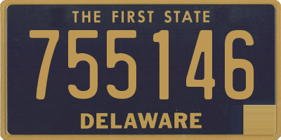 DE license plate 755146