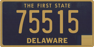 DE license plate 75515