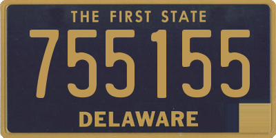 DE license plate 755155
