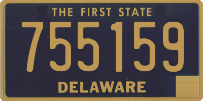 DE license plate 755159