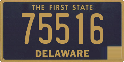 DE license plate 75516