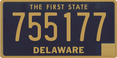 DE license plate 755177