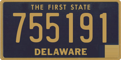 DE license plate 755191