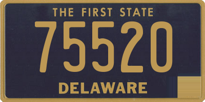 DE license plate 75520