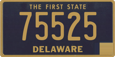 DE license plate 75525
