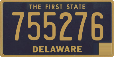 DE license plate 755276