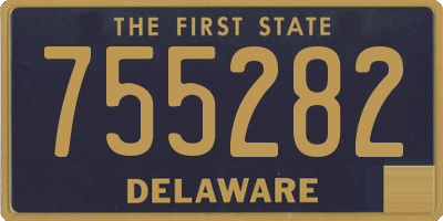DE license plate 755282