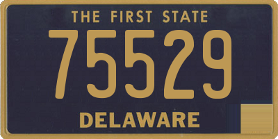 DE license plate 75529