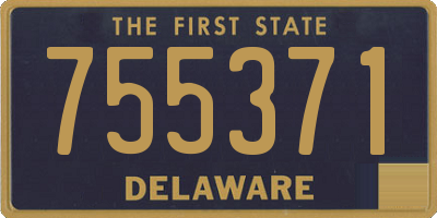 DE license plate 755371