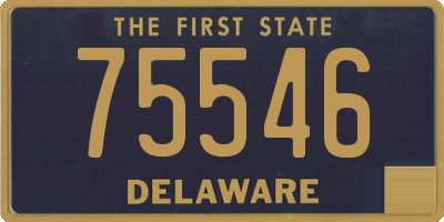 DE license plate 75546