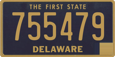 DE license plate 755479