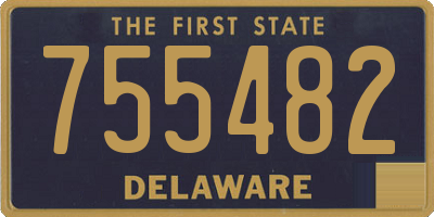 DE license plate 755482