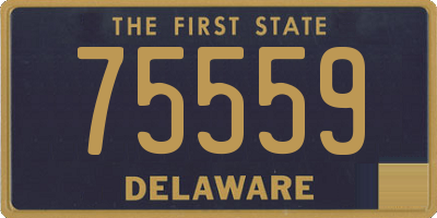 DE license plate 75559