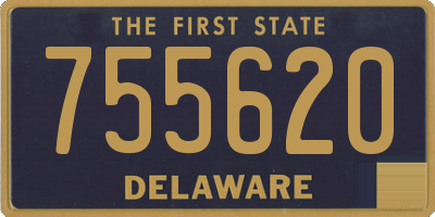 DE license plate 755620