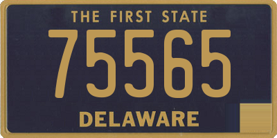 DE license plate 75565